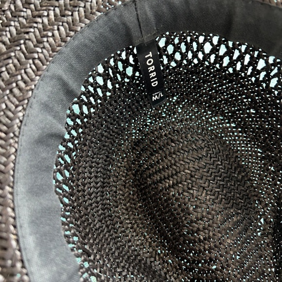 🆕BLACK STRAW PANAMA HAT - Picture 4 of 5